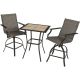 3PC SOUTHFLD SLING SWIVEL BALCONY BISTRO SET