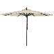 TJWU-003A-270-K 9FT CREAM MARKET UMBRELLA