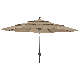 TJAU-042-K 3 TIER CREAM UMBRELLA