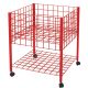 009326990101 28X28 RED WIRE DUMP BIN