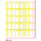 SHEET BIN TICKET LABELS