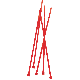 50PC 7INORANGE FENCE TIES