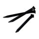 10In Blk Edging Stakes 3Pk