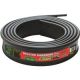 4.5In H x 20FT L Black Recycled Plastic Lawn Edging
