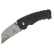BLACK RUBBER HNDL KNIFE
