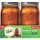1440069046 32OZ 4CT WM UV AMBER JAR