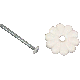 WHITE ROSETTE