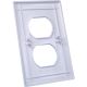 WH RECEPTACLE GANG PLATE