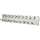 WHITE SLIDING TIE RACK