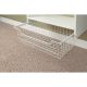 8IN WHITE WIRE BASKET