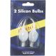 2PK CLEAR SILICON BULB
