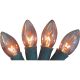 4PK C9 CLR TWINKLE BULB