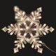43LT 18IN SNOWFLAKE PLAQUE 1548-SN