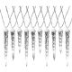 70LT LED Dripping Icicle White Wire Warm White 2320