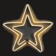 4430-DS 24IN NEON DOUBLE STAR