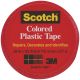 SCOTCH 3/4INRED PLST TAPE