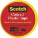 SCOTCH 3/4INYLW PLST TAPE