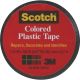 SCOTCH 1-1/2INBLK PL TAPE