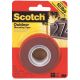 Scotch Mounting Tape Outdoor H/D 1in x 60in 15LB 411