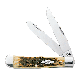 AMBER BONE TRAPPER KNIFE