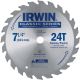 CIRCULAR BLADE 7-1/4IN 24T IRWIN 15130