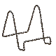 3IN BLACK WIRE STAND