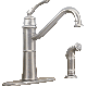 1H SRS KT FAUCET W/SPRAY