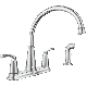 Faucet Kitchen 4H Chrome Bexley Moen 87403