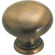 BP1950AE 1-1/4IN ANTQ BRASS KNOB
