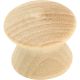 1IN RND WOOD KNOB