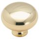 PB 1-1/4IN POL BRASS KNOB