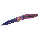028634990702 3IN BL RAINBOW HDL KNIFE