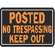 10X14 NO TRES K/OUT SIGN