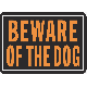  10X14 BEWARE OF DOG SIGN