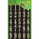 2In Adhesive Number Set, 36Pcs