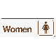 3X9 WOMEN SIGN