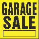 11X11 GARAGE SALE SIGN