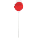 48IN RED DRIVEWAY MARKER
