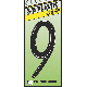 4IN BLK NUMBER 9