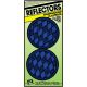 PRESS ON BLUE REFLECTORS