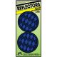 NAIL ON BLUE REFLECTORS
