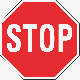18X18 STOP HWY SIGN
