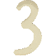 4IN SOLID BRASS # 3