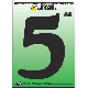 6IN BLK PLST NUMBER 5