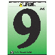 6IN BLK PLST NUMBER 9