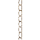 3FT ANTIQUE BRASS CHAIN