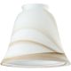GLASS BELL BROWN SWIRL