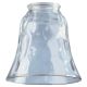 CLEAR PEBLED GLASS SHADE
