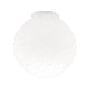 8IN WHITE FIXTURE GLOBE