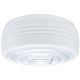 10IN WHITE GLASS DRUM